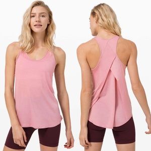 Lululemon Essential Tank *Pleated Pink Taupe NEW, without tags.